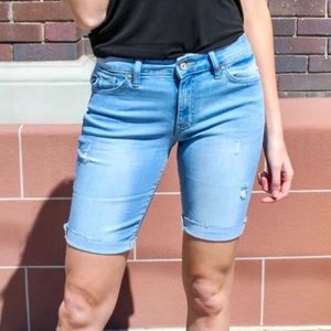 KanCan Jeans Mid-rise Bermuda Shorts